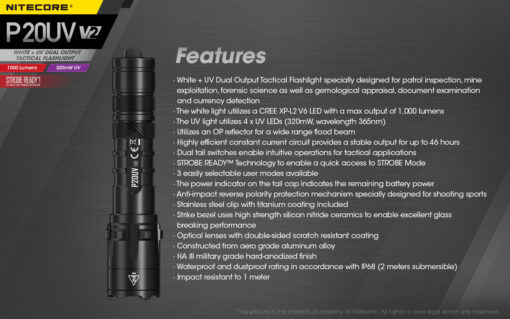 NITECORE P20UV V2 - Image 22
