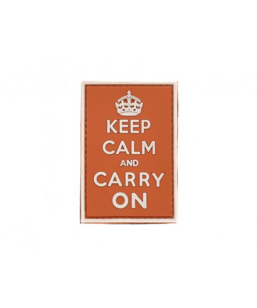 Keep Calm and Carry On - Orange
